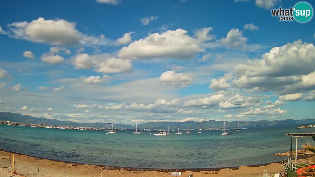 Webcam Cagliari Windsurf Club – Playa del Poetto en directo