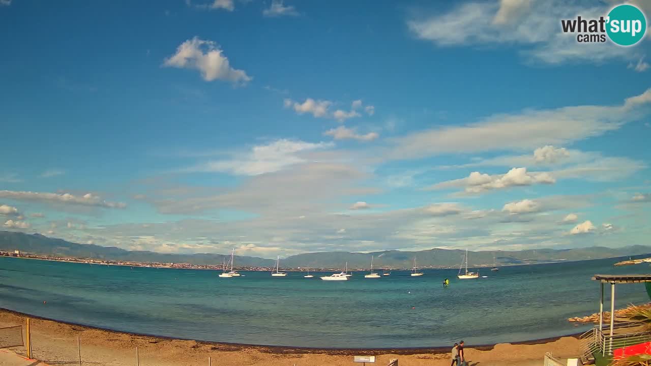 Webcam Cagliari Windsurf Club – Plage du Poetto en direct