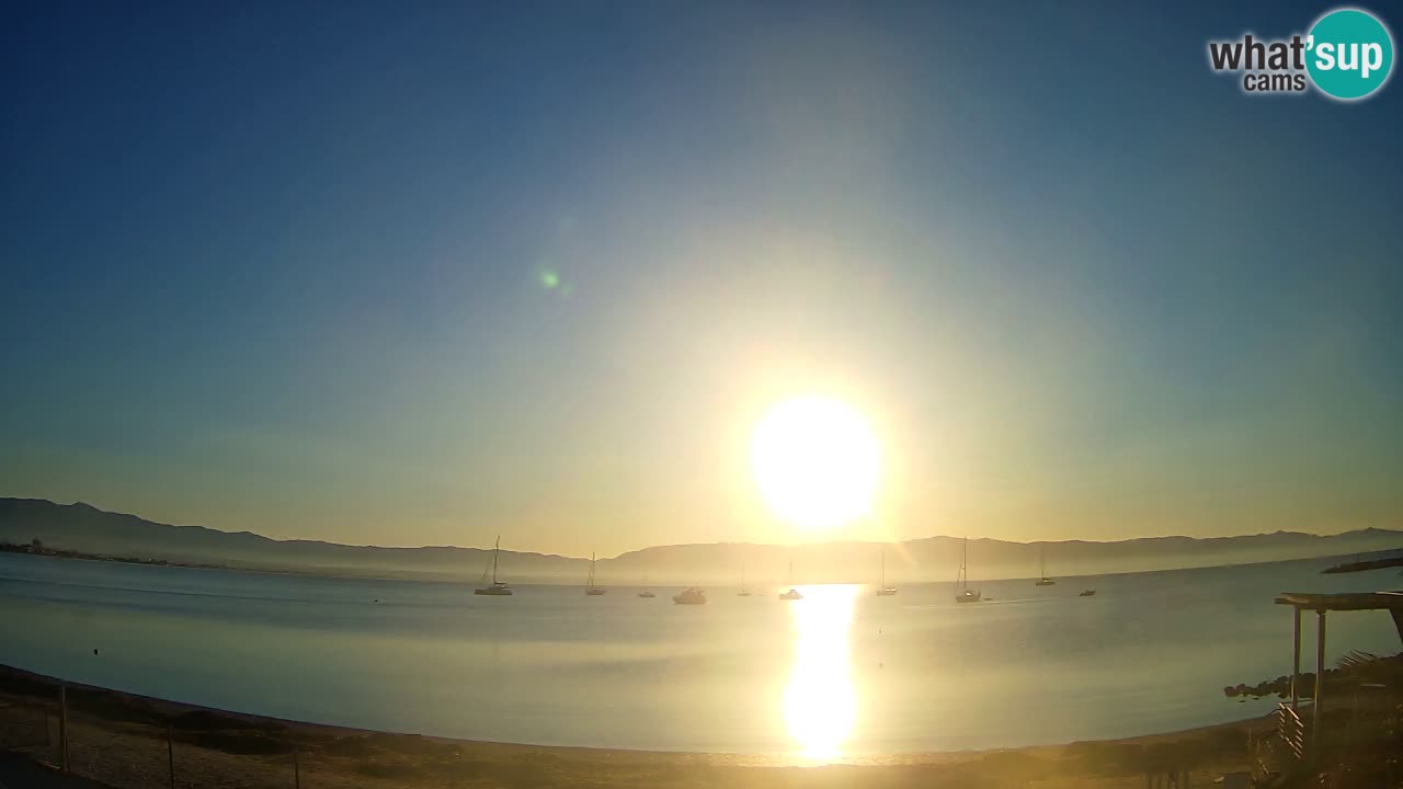 Webcam Cagliari Windsurf Club – Plage du Poetto en direct