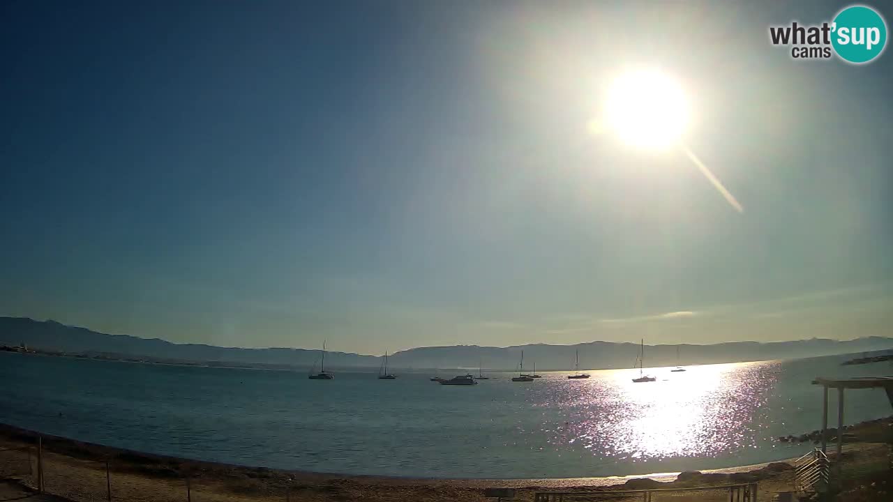 Web kamera Cagliari Windsurf Club – Poetto plaža uživo