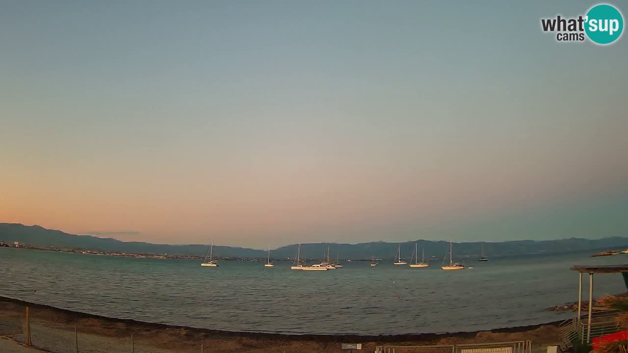 Webcam Cagliari Windsurf Club – Plage du Poetto en direct