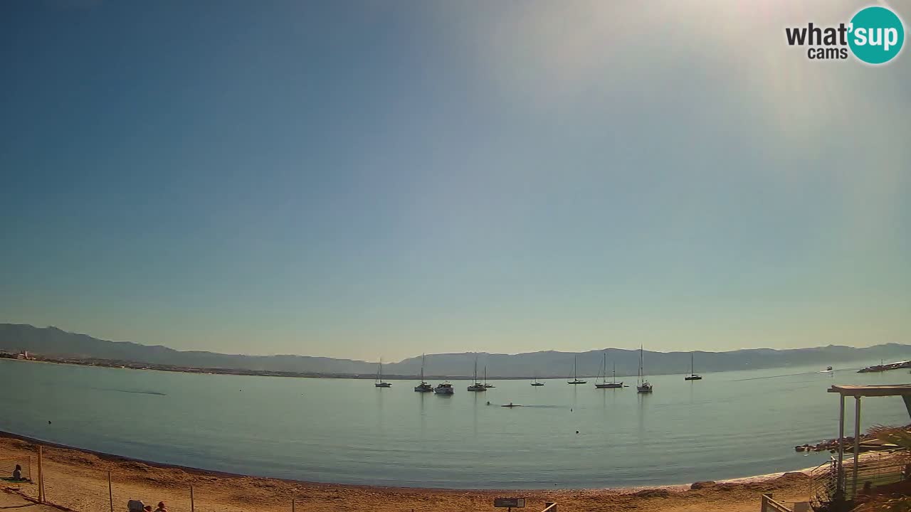 Webcam Cagliari Windsurf Club – Spiaggia del Poetto in diretta