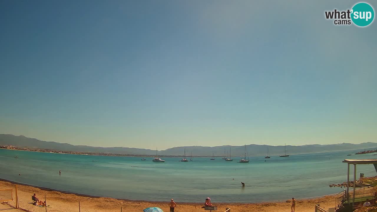 Webcam Cagliari Windsurf Club – Spiaggia del Poetto in diretta