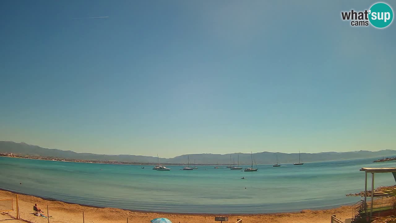 Webcam Cagliari Windsurf Club – Spiaggia del Poetto in diretta