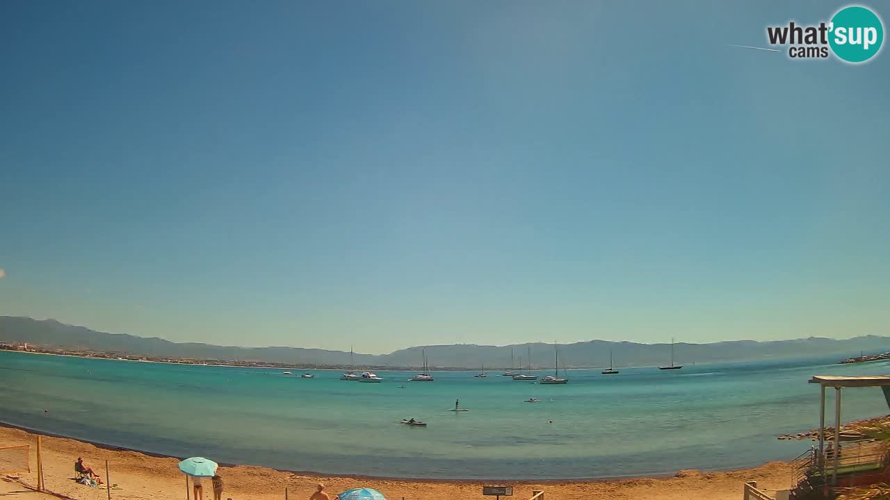 Webcam Cagliari Windsurf Club – Plage du Poetto en direct