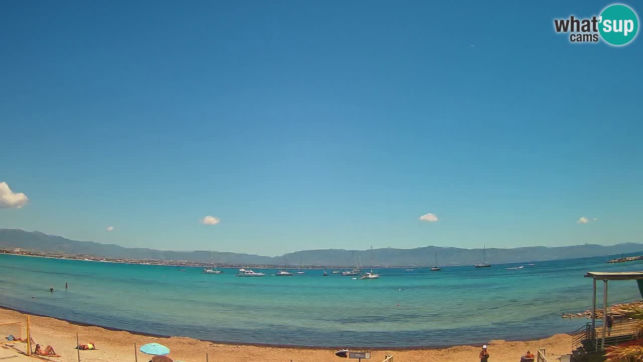 Webcam Cagliari Windsurf Club – Plage du Poetto en direct