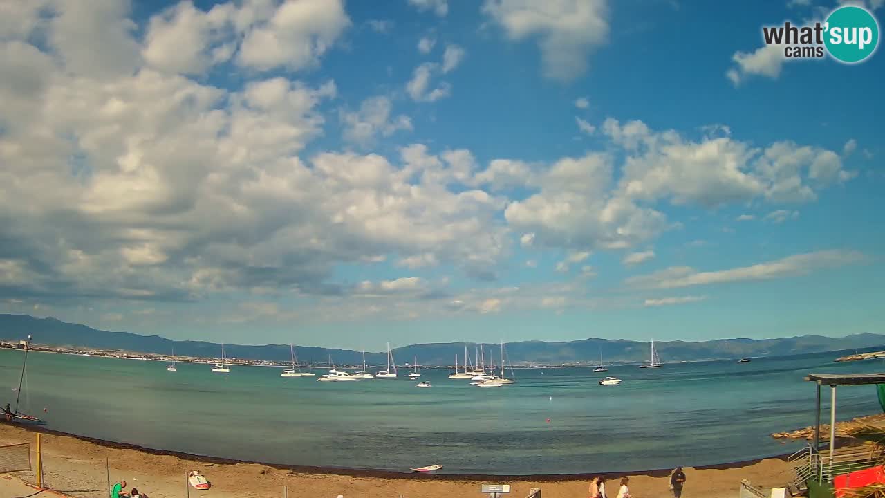 Webcam Cagliari Windsurf Club – Plage du Poetto en direct