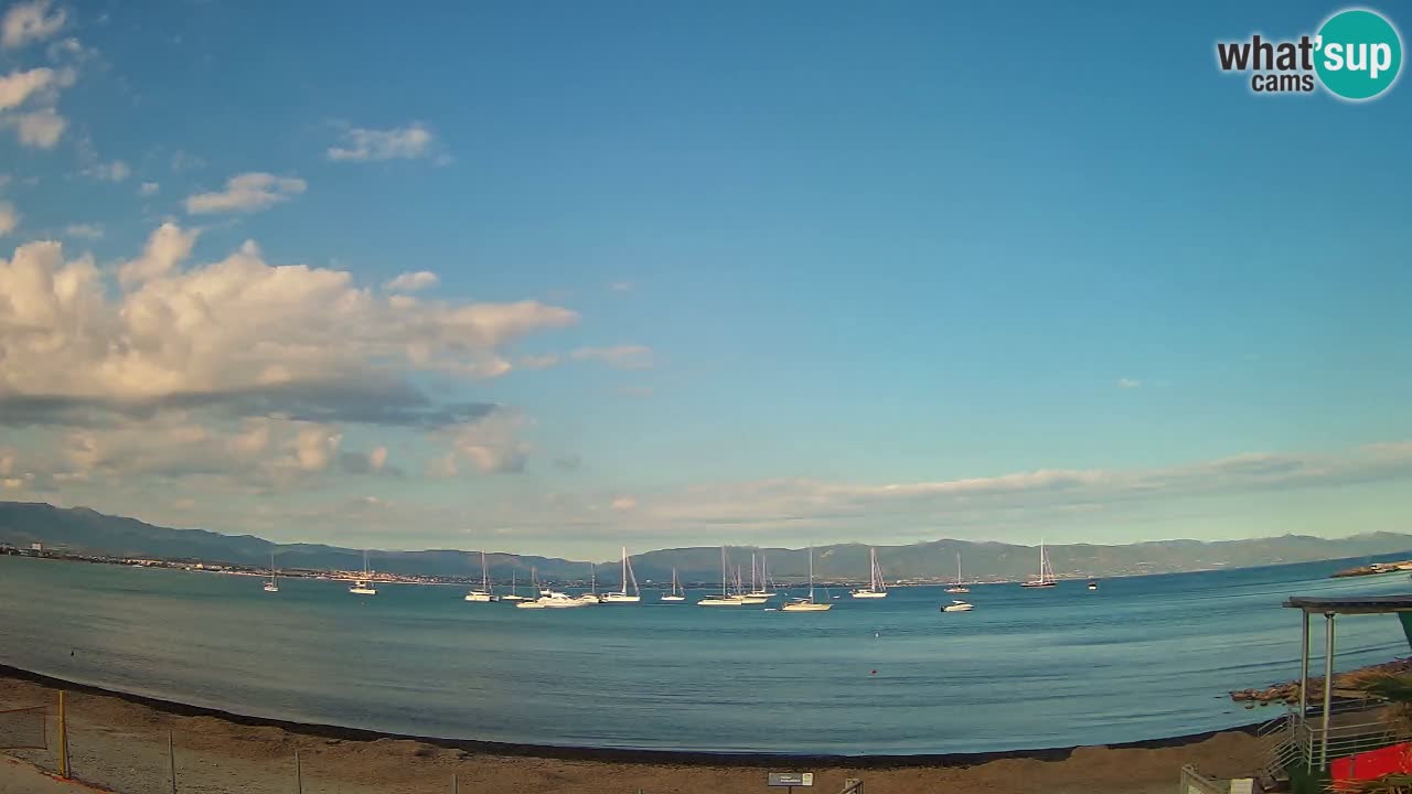 Webcam Cagliari Windsurf Club – Plage du Poetto en direct