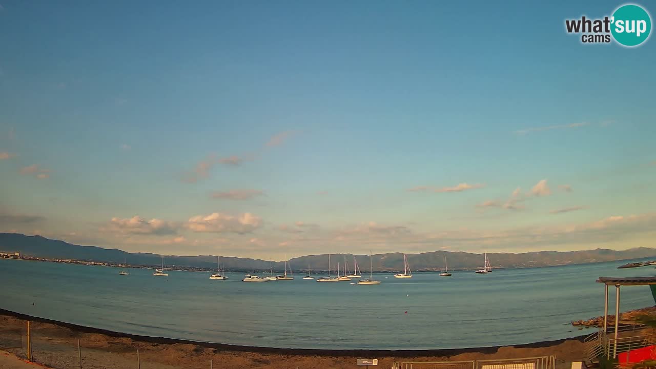 Webcam Cagliari Windsurf Club – Liveblick vom Poetto Strand