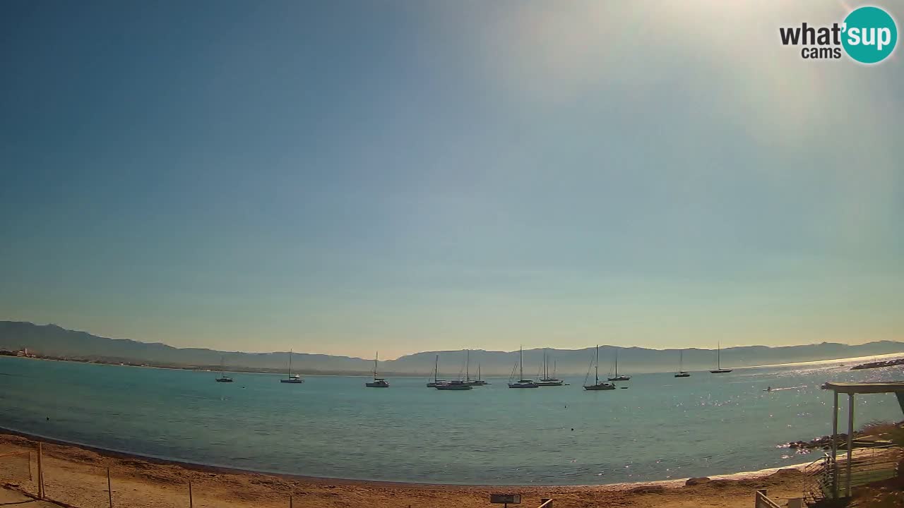 Webcam Cagliari Windsurf Club – Playa del Poetto en directo