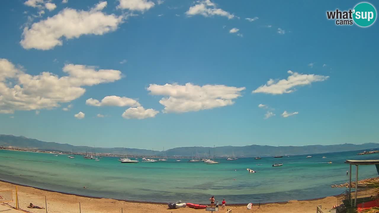 Web kamera Cagliari Windsurf Club – Poetto plaža uživo