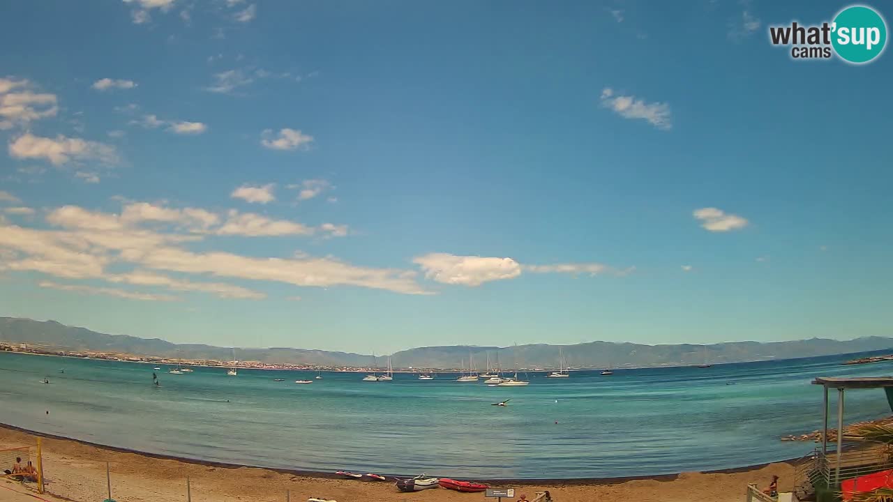 Webcam Cagliari Windsurf Club – Spiaggia del Poetto in diretta