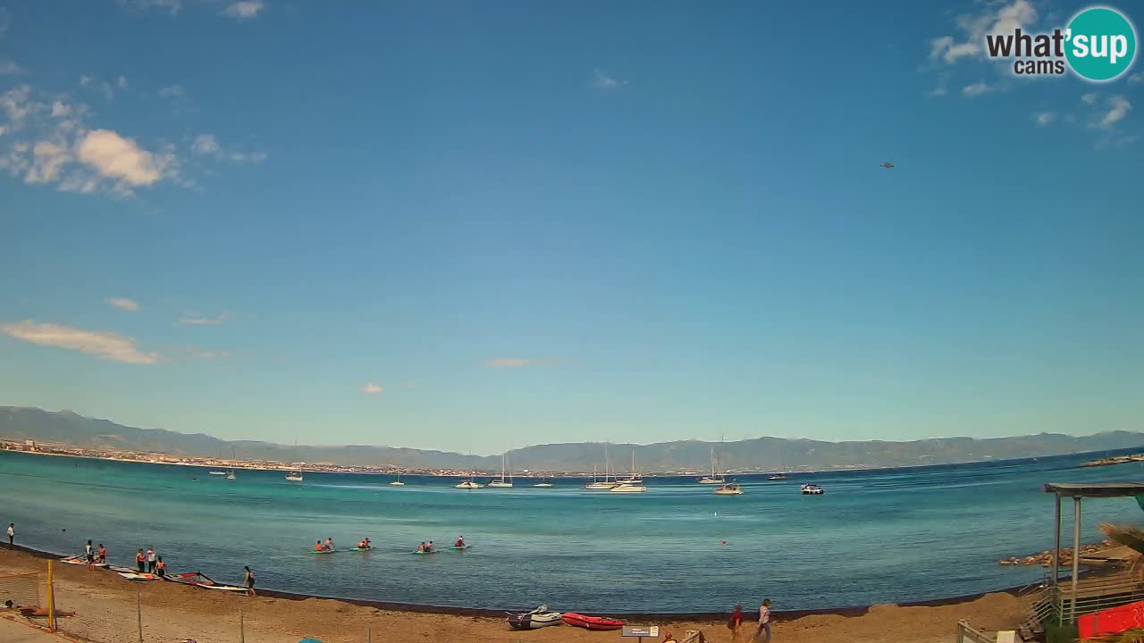 Webcam Cagliari Windsurf Club – Spiaggia del Poetto in diretta