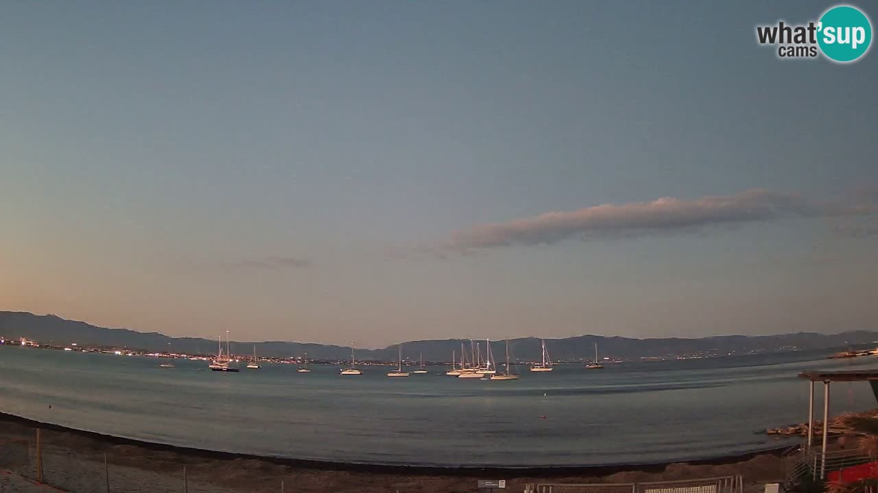 Webcam Cagliari Windsurf Club – Spiaggia del Poetto in diretta