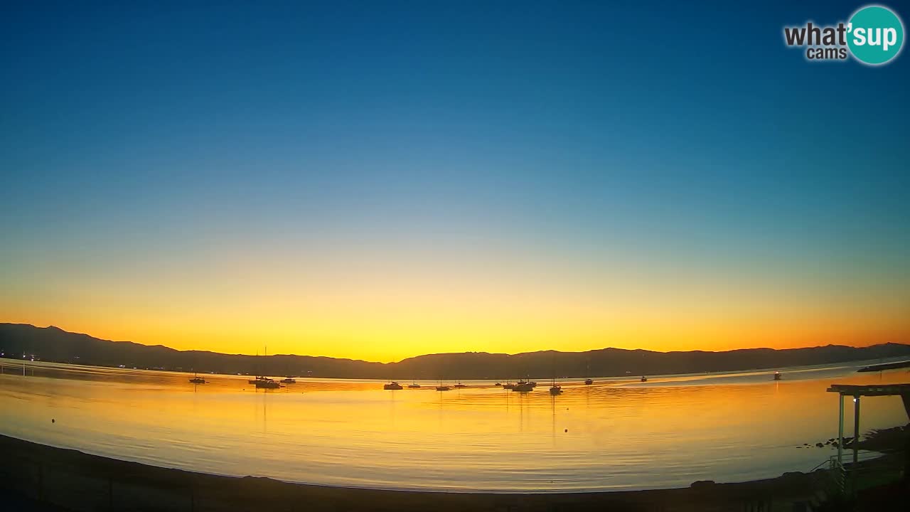Webcam Cagliari Windsurf Club – Playa del Poetto en directo