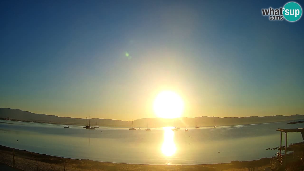 Webcam Cagliari Windsurf Club – Playa del Poetto en directo