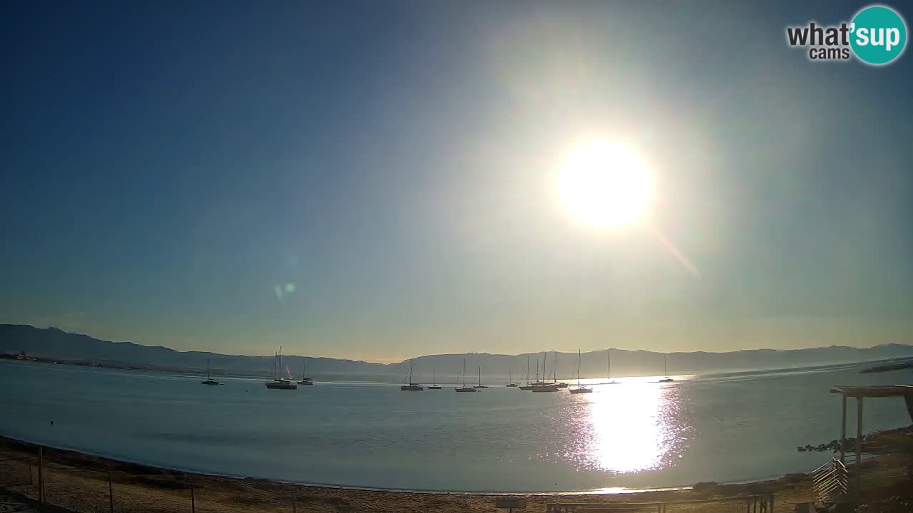 Webcam Cagliari Windsurf Club – Playa del Poetto en directo