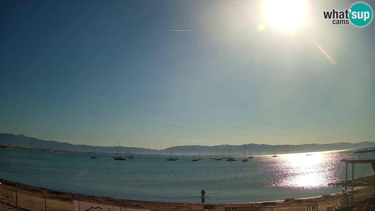 Webcam Cagliari Windsurf Club – Liveblick vom Poetto Strand