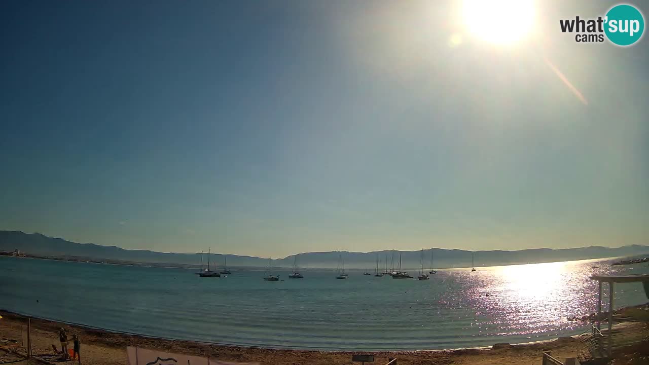 Web kamera Cagliari Windsurf Club – Poetto plaža uživo