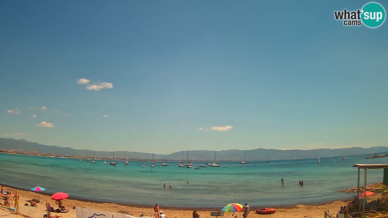 Webcam Cagliari Windsurf Club – Liveblick vom Poetto Strand