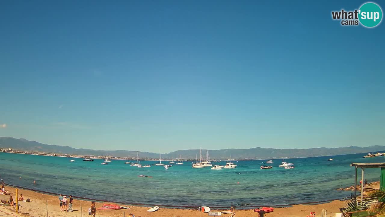 Webcam Cagliari Windsurf Club – Plage du Poetto en direct