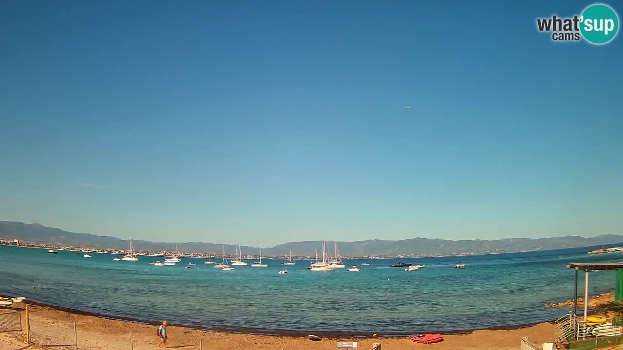 Webcam Cagliari Windsurf Club – Spiaggia del Poetto in diretta