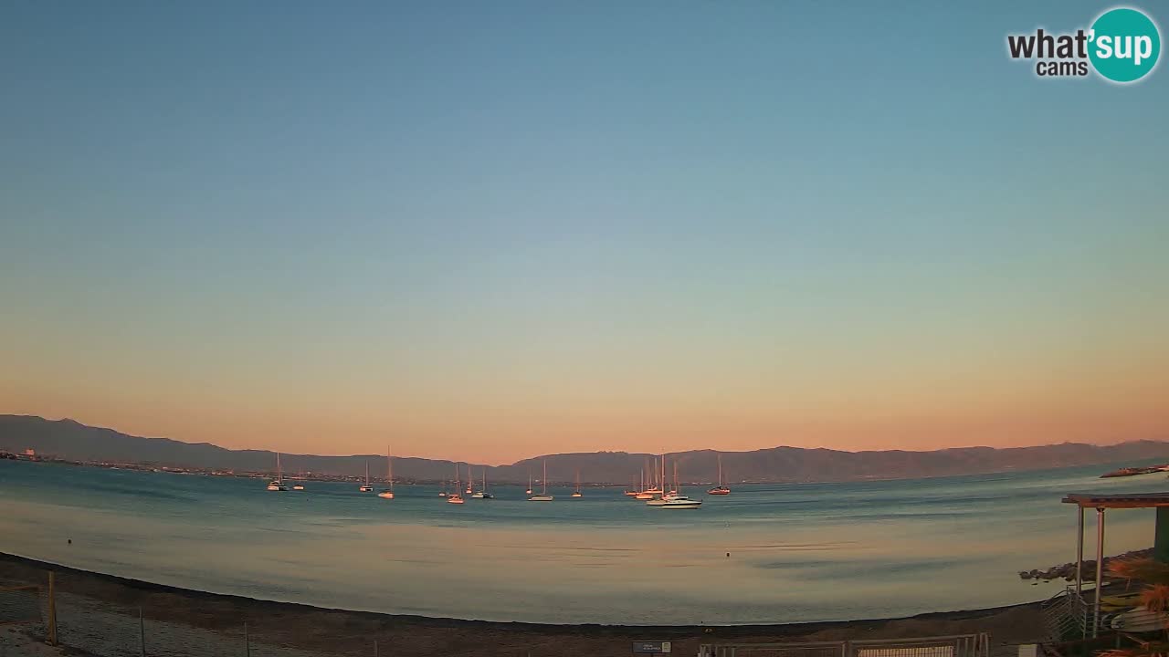 Webcam Cagliari Windsurf Club – Spiaggia del Poetto in diretta