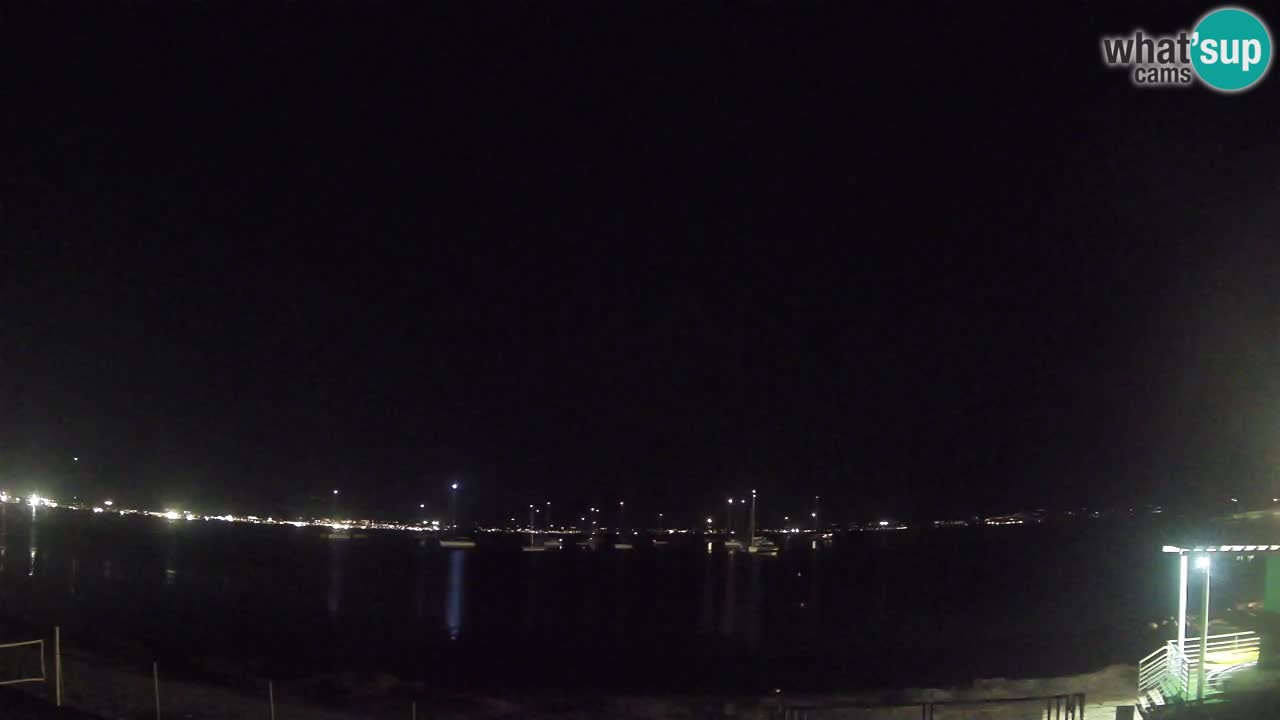 Spletna kamera Cagliari Windsurf Club – Pogled v živo s plaže Poetto