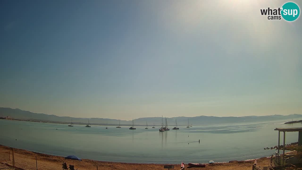 Webcam Cagliari Windsurf Club – Plage du Poetto en direct