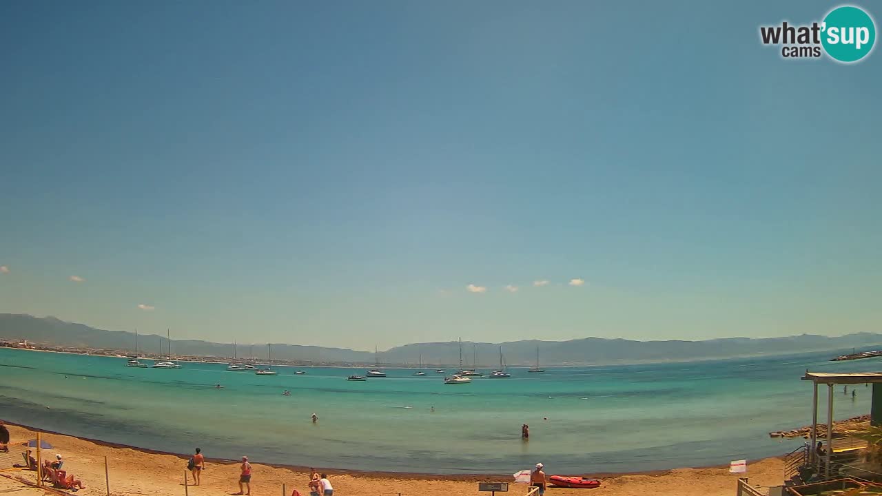 Webcam Cagliari Windsurf Club – Liveblick vom Poetto Strand