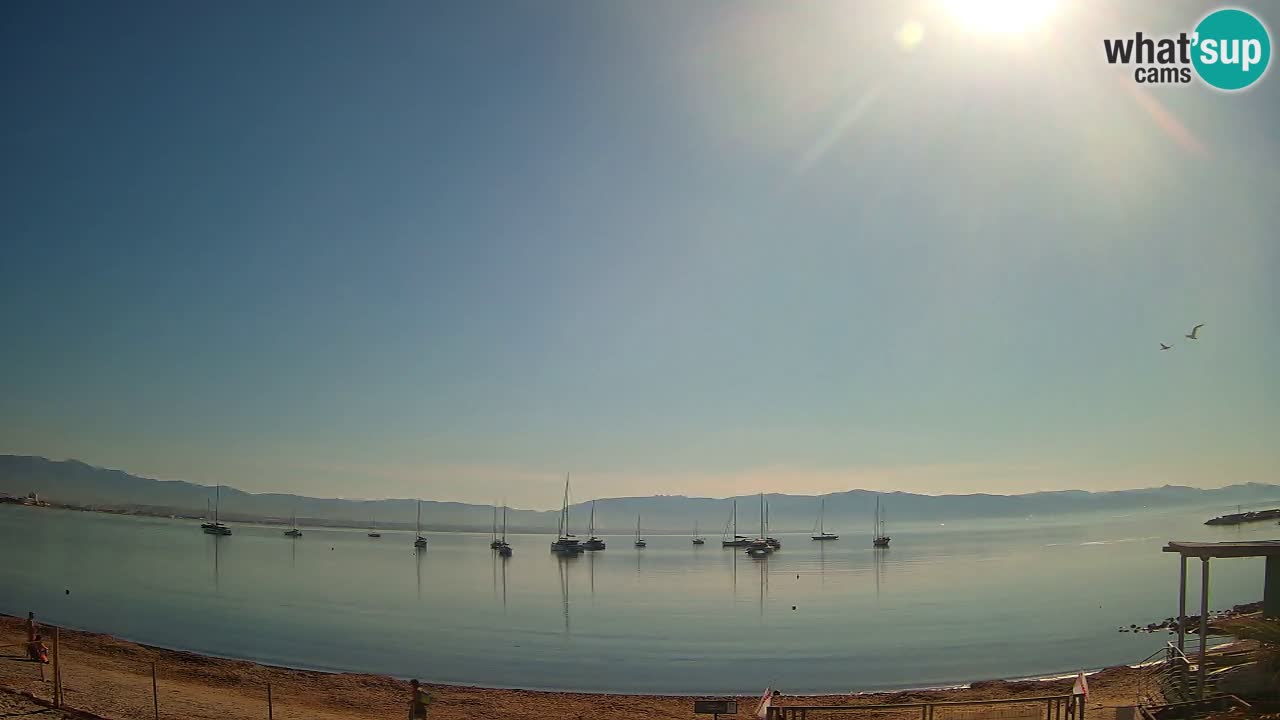 Webcam Cagliari Windsurf Club – Spiaggia del Poetto in diretta