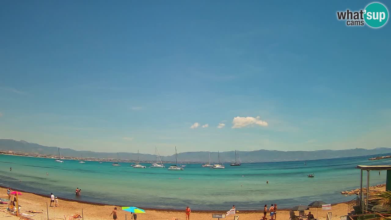 Webcam Cagliari Windsurf Club – Liveblick vom Poetto Strand