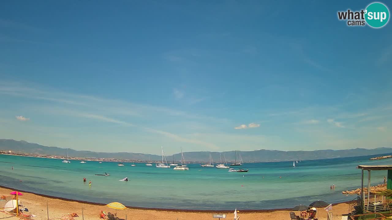 Webcam Cagliari Windsurf Club – Live from Poetto Beach