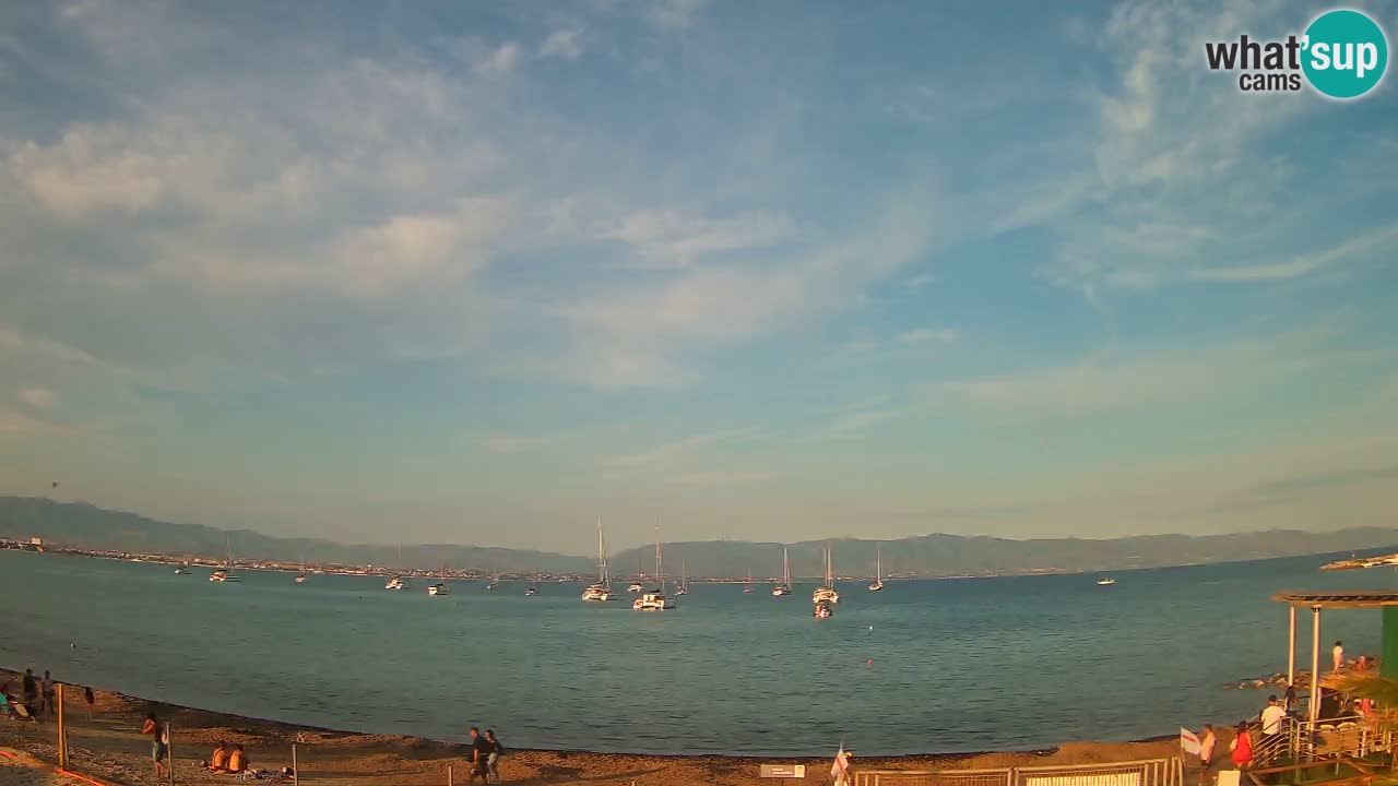 Webcam Cagliari Windsurf Club – Liveblick vom Poetto Strand