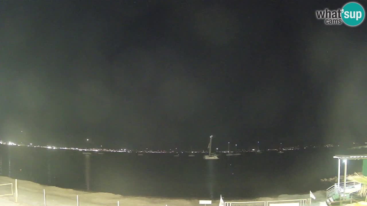 Web kamera Cagliari Windsurf Club – Poetto plaža uživo