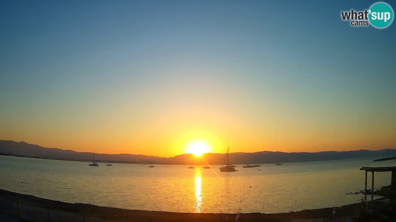 Webcam Cagliari Windsurf Club – Playa del Poetto en directo