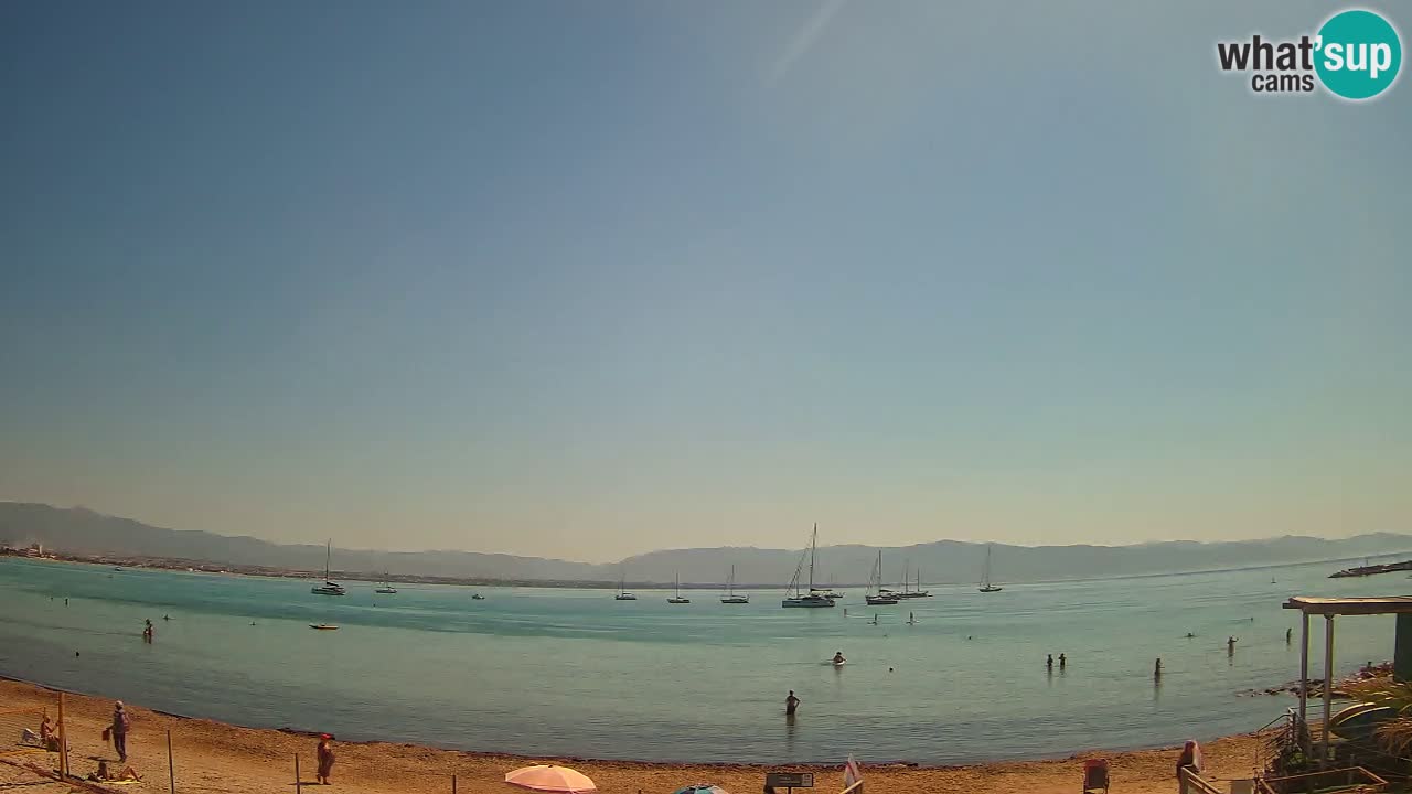 Webcam Cagliari Windsurf Club – Liveblick vom Poetto Strand