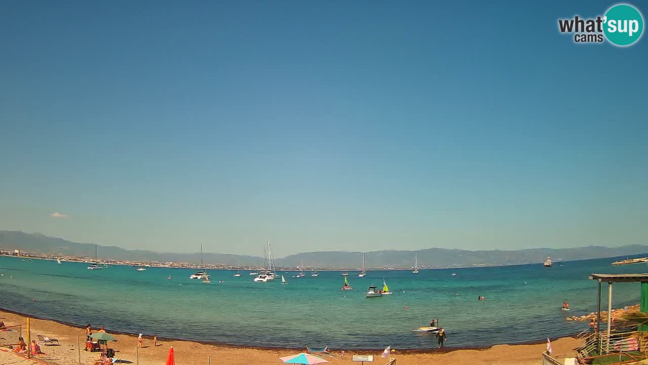Webcam Cagliari Windsurf Club – Plage du Poetto en direct