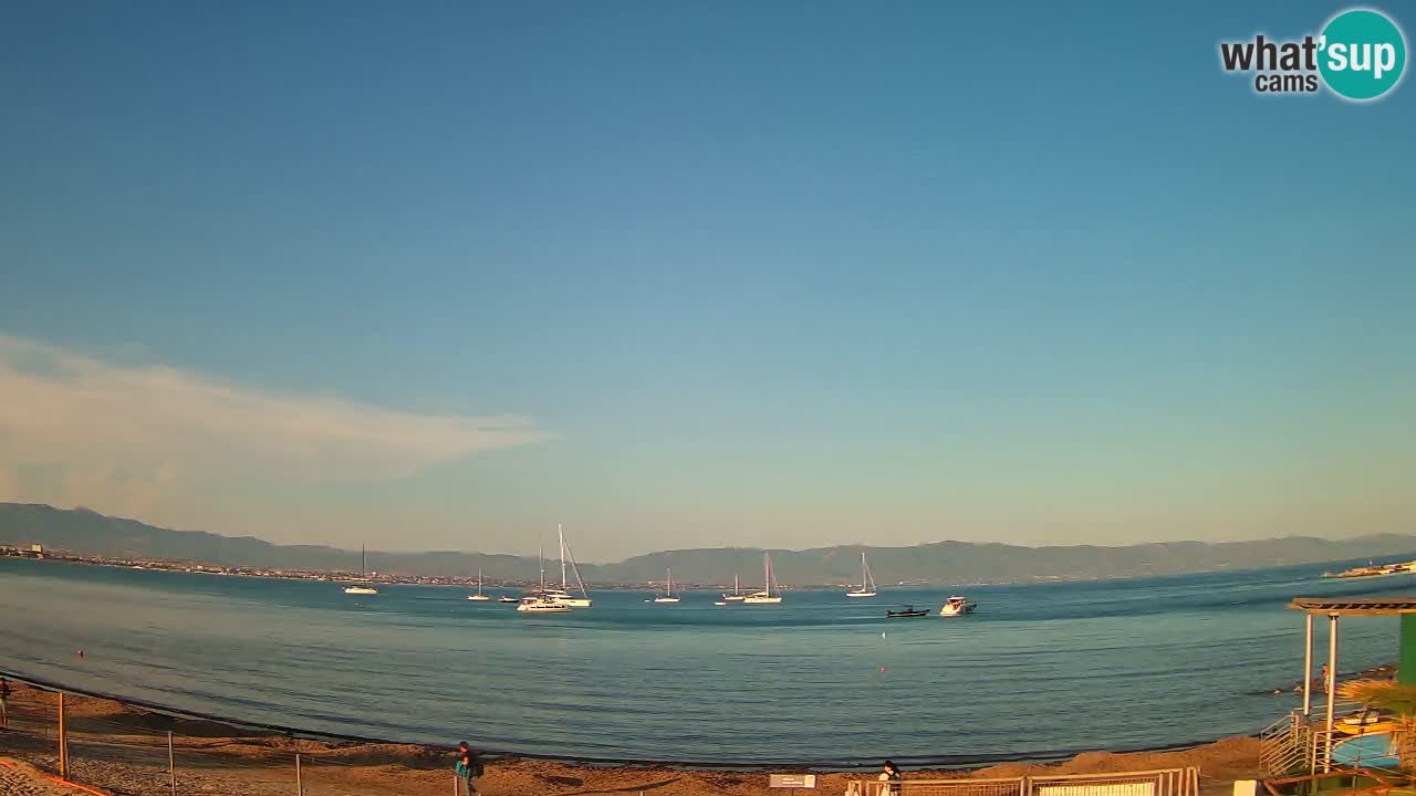 Webcam Cagliari Windsurf Club – Spiaggia del Poetto in diretta