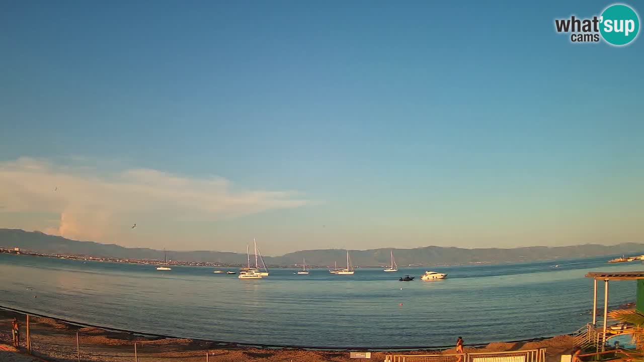 Webcam Cagliari Windsurf Club – Liveblick vom Poetto Strand