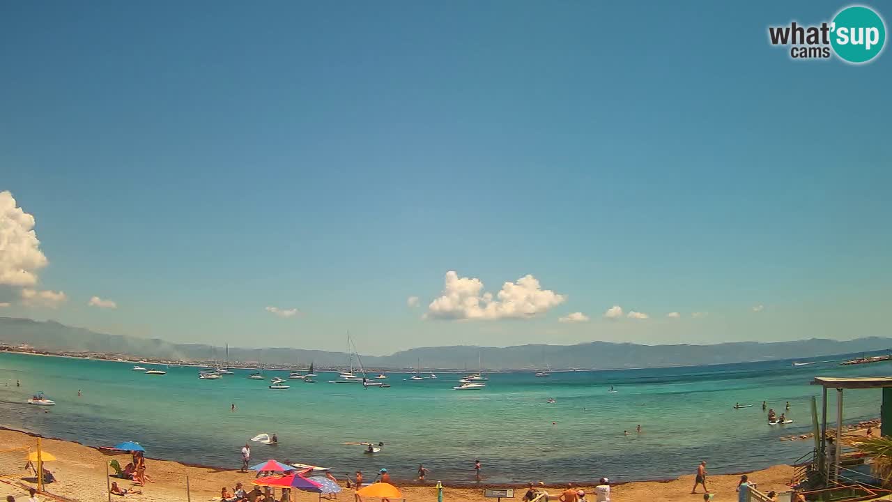 Webcam Cagliari Windsurf Club – Liveblick vom Poetto Strand