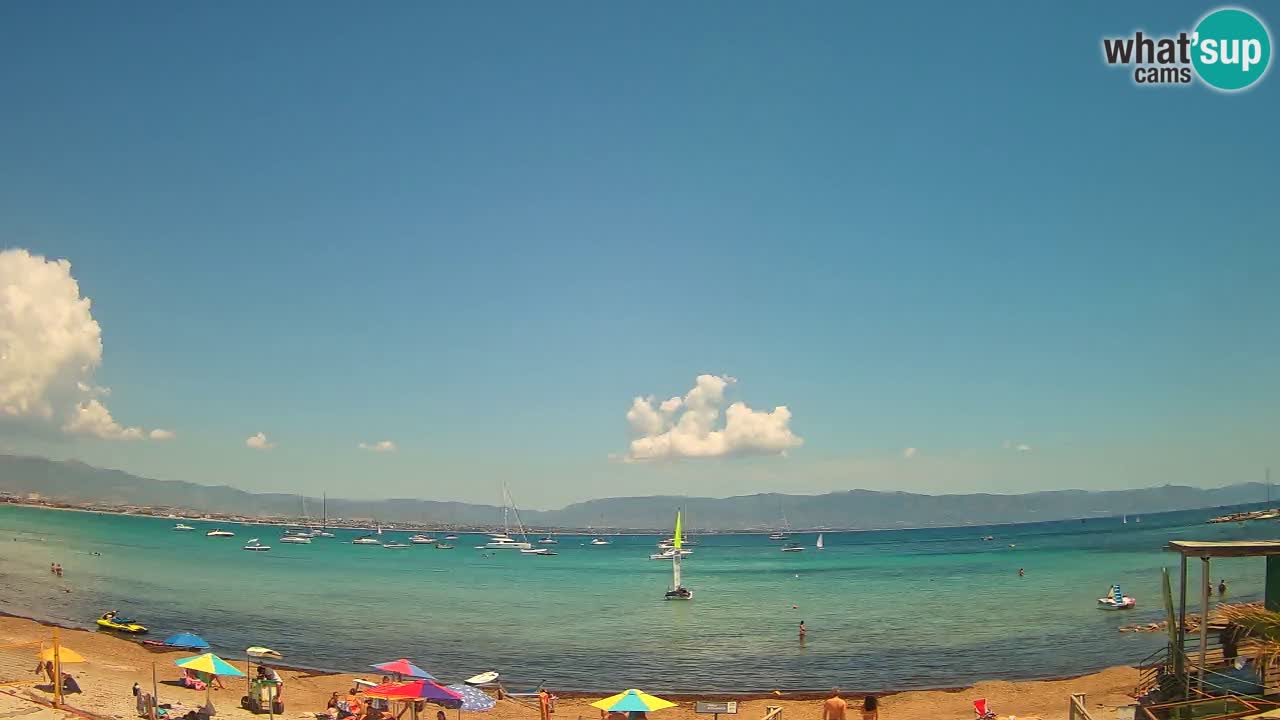 Webcam Cagliari Windsurf Club – Liveblick vom Poetto Strand
