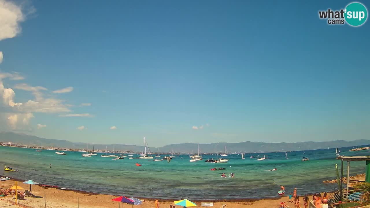 Webcam Cagliari Windsurf Club – Liveblick vom Poetto Strand