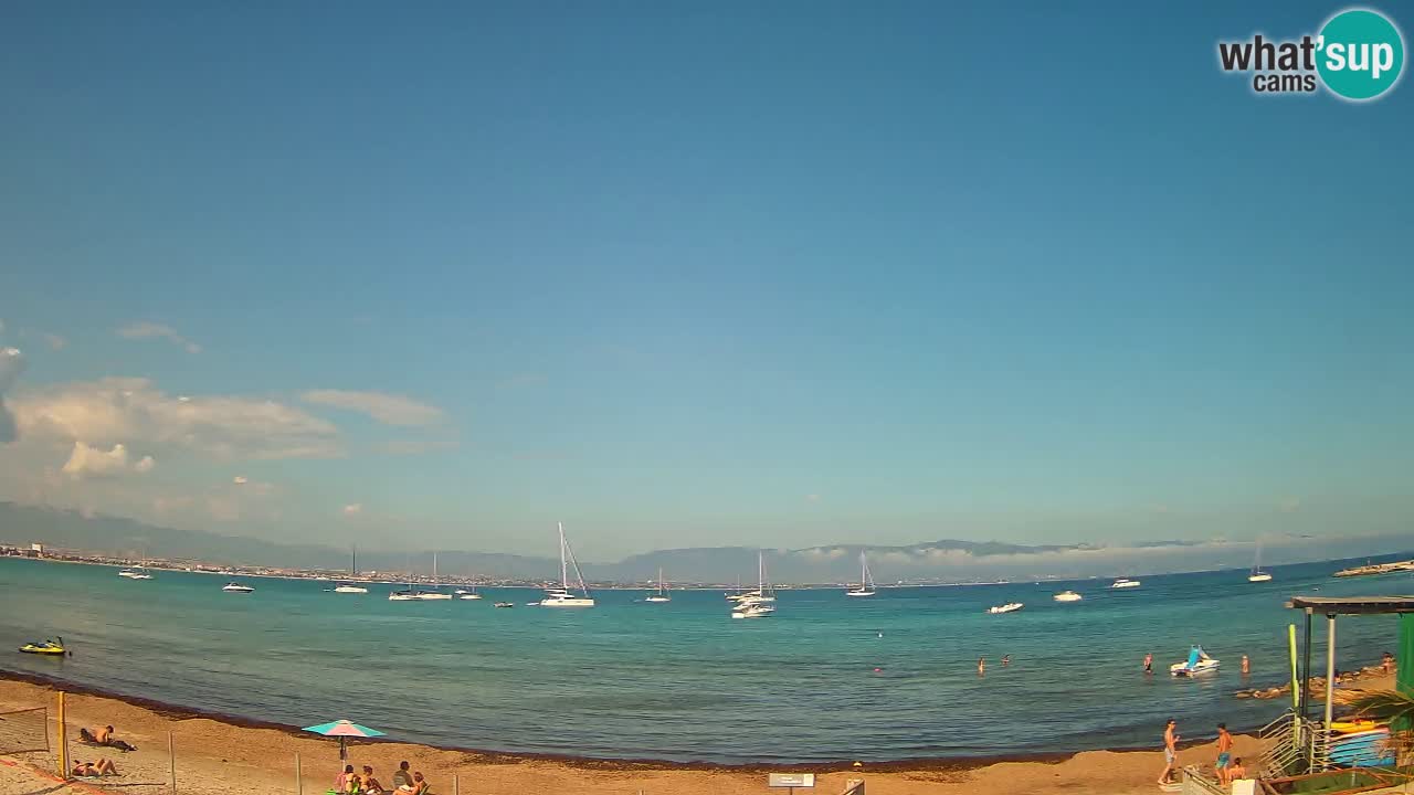 Webcam Cagliari Windsurf Club – Liveblick vom Poetto Strand