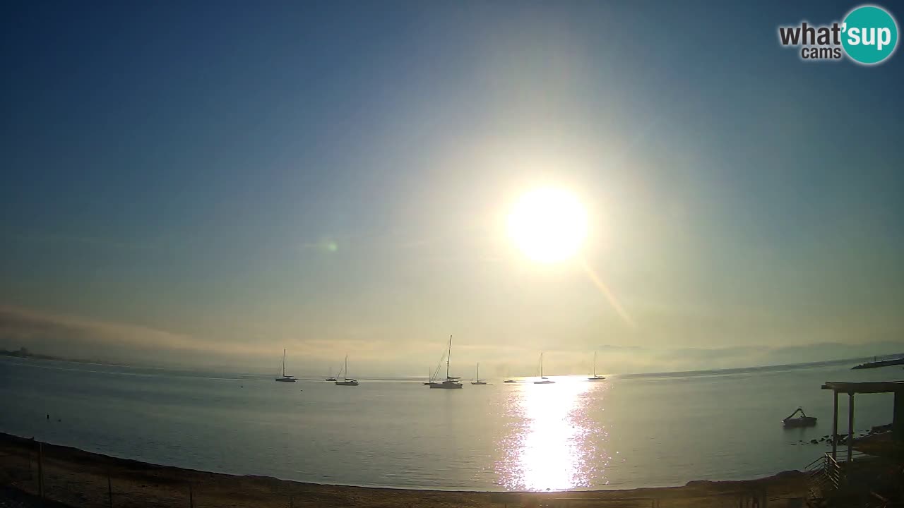 Web kamera Cagliari Windsurf Club – Poetto plaža uživo