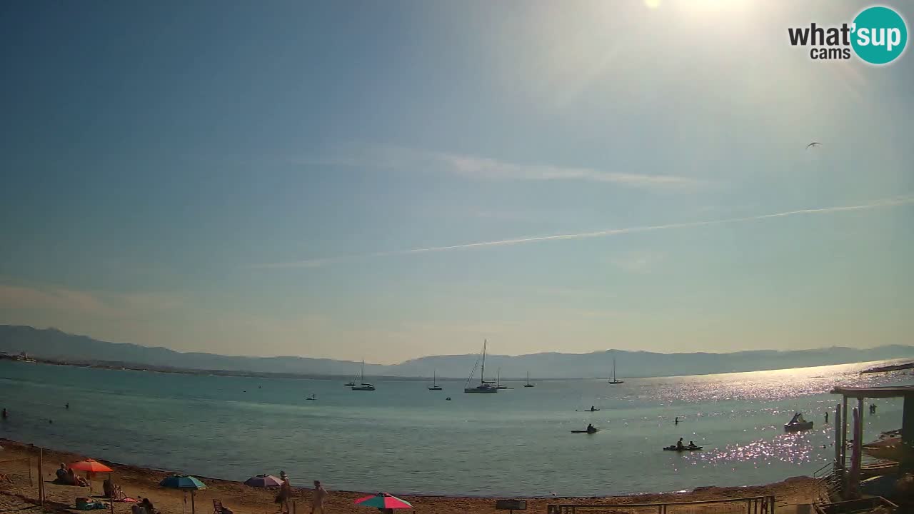 Web kamera Cagliari Windsurf Club – Poetto plaža uživo