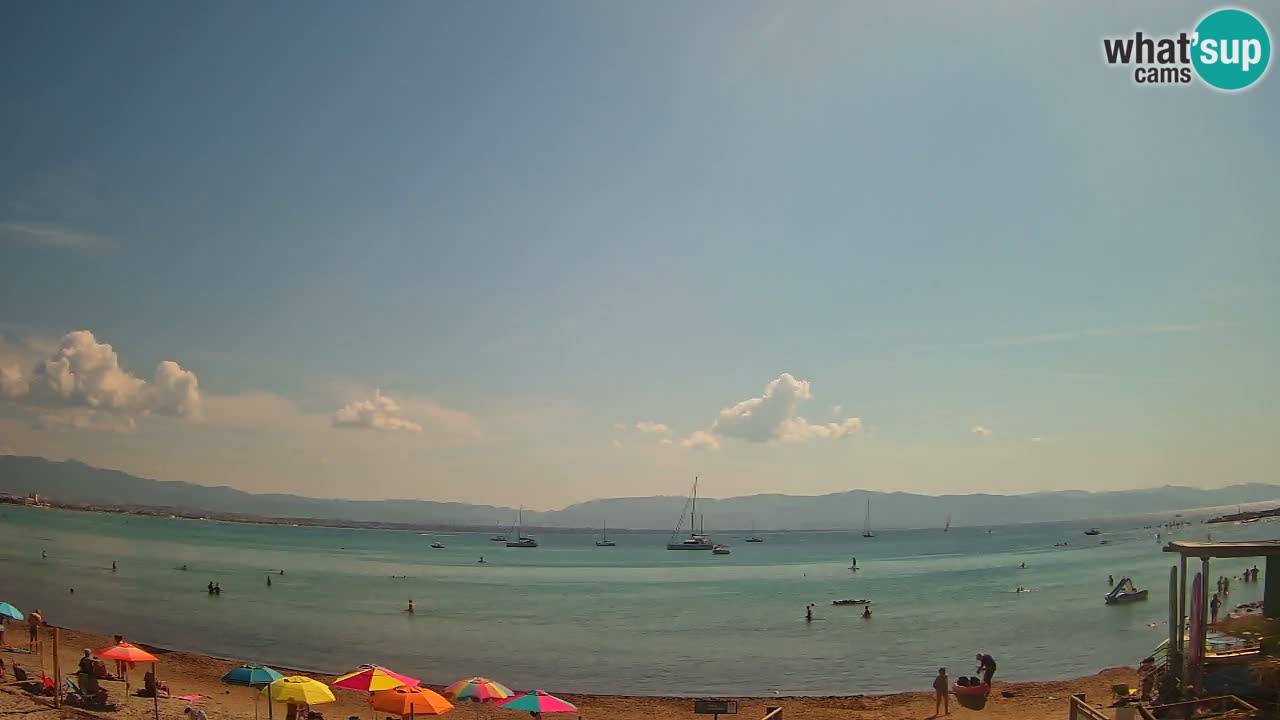 Webcam Cagliari Windsurf Club – Spiaggia del Poetto in diretta