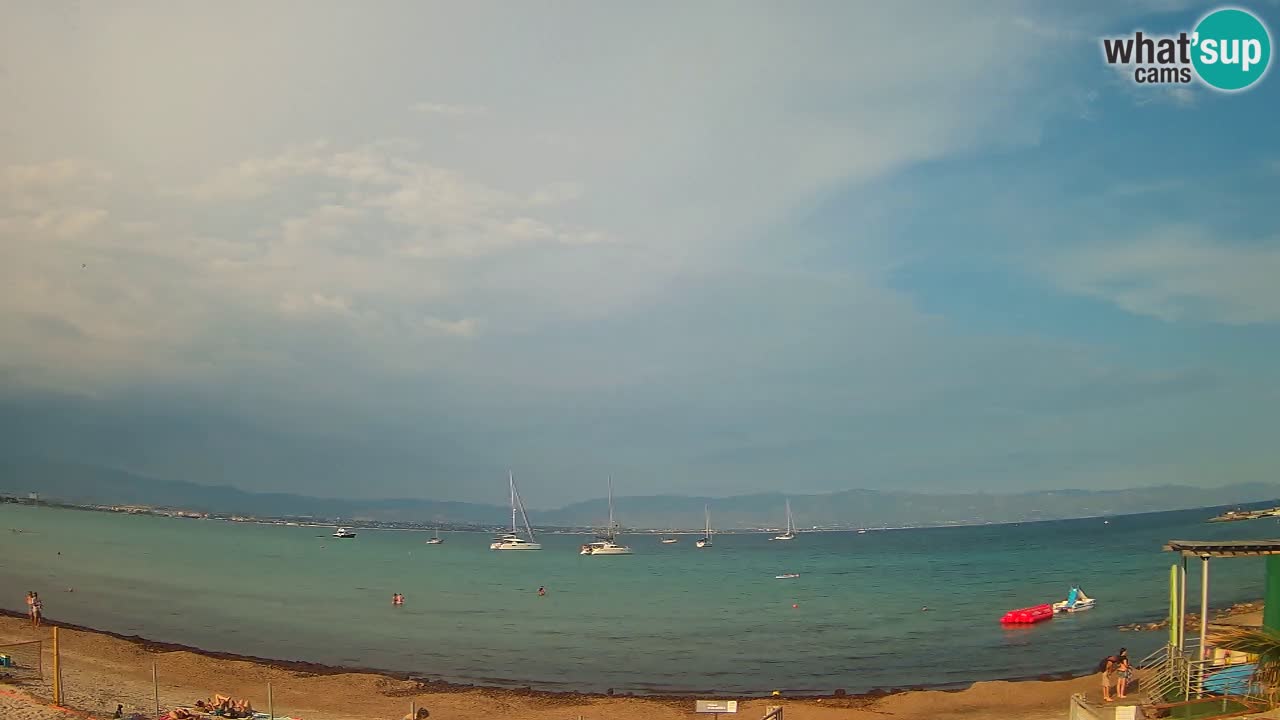 Webcam Cagliari Windsurf Club – Liveblick vom Poetto Strand