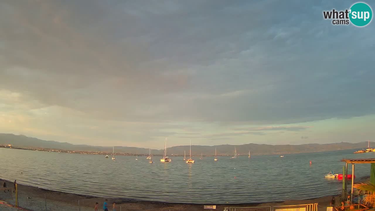 Webcam Cagliari Windsurf Club – Liveblick vom Poetto Strand