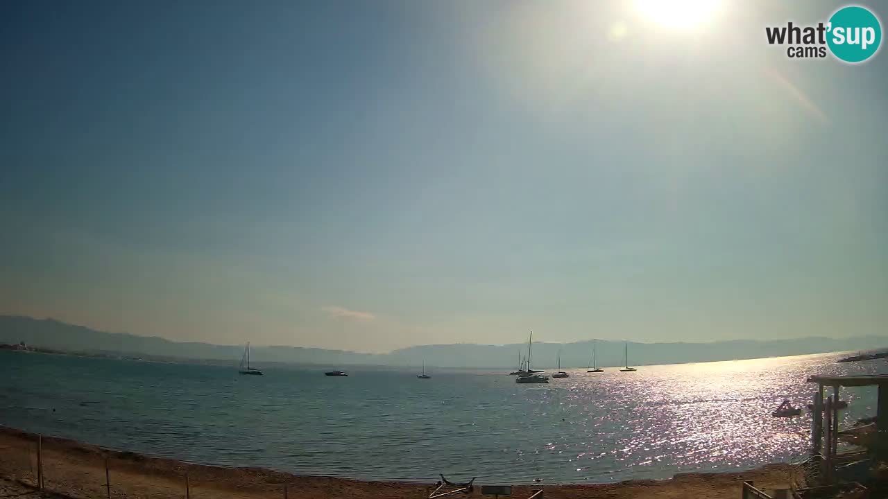 Webcam Cagliari Windsurf Club – Playa del Poetto en directo
